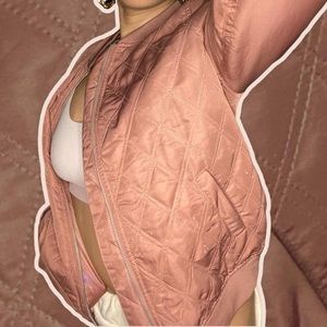 Mauve Bomber jacket